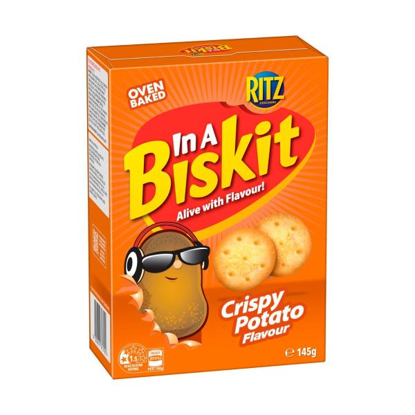 In A Biskit Crackers Crispy Potato Flavour | 145g – Coles