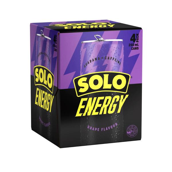 Energy Drink Grape Cans Multipack 250ml
