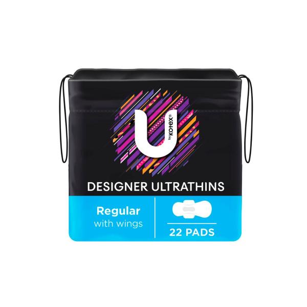 Designer Ultrathin Pads Regular with Wings