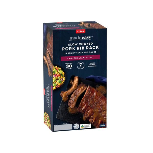 Slow Cooked Texan BBQ Pork Rib Rack
