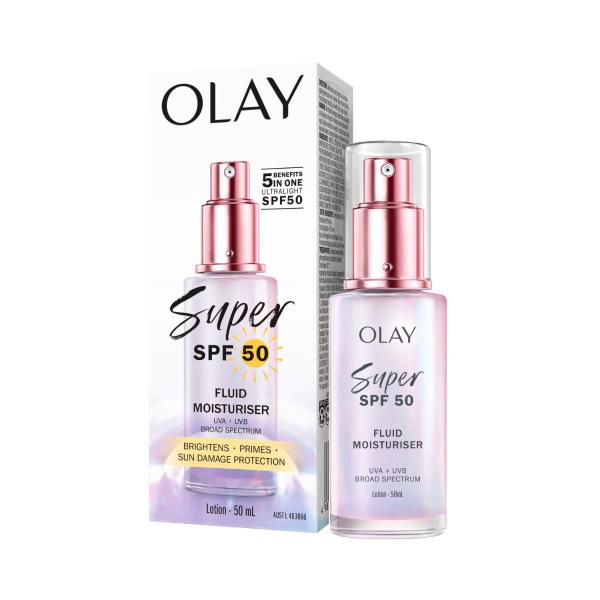 Olay Super Spf 50 Fluid Moisturiser 50mL product image