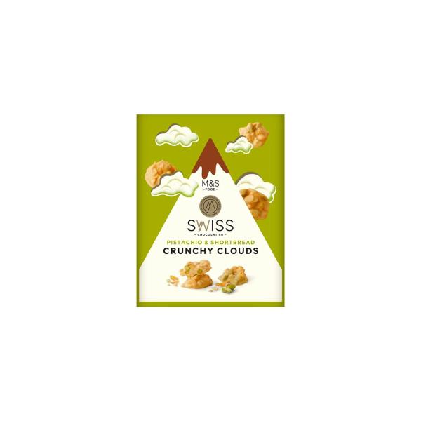 Pistachio And Shortbread Crunchy Clouds