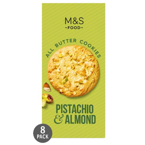 All Butter Pistachio And Almond Cookies