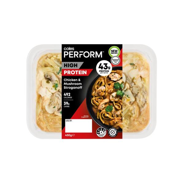High Protein Chicken Stroganoff