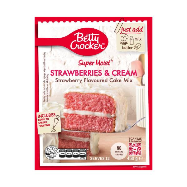 Strawberry & Cream Cake Mix