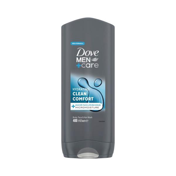 Men Hydrating Shower Gel 3in1 Wash Clean Comfort