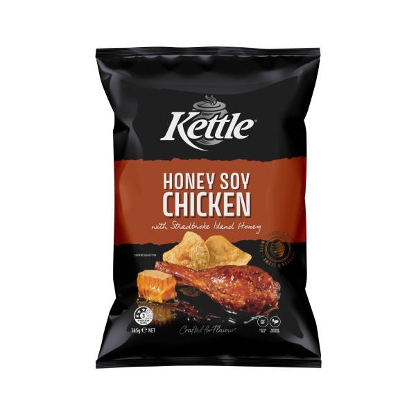 Kettle Honey Soy Chicken Potato Chips 165g product image
