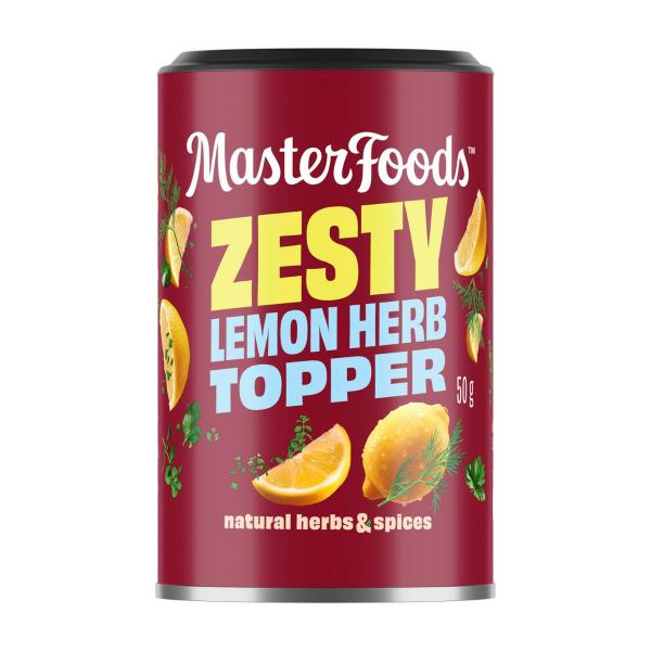 Masterfoods Zesty Lemon Herb Seasoning Can | 50g – Coles