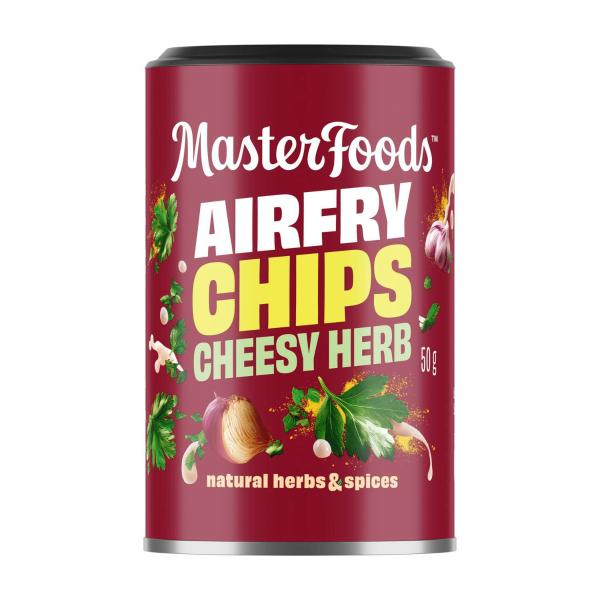 Masterfoods Airfry Cheesy Herb Chip Seasoning Can | 50g – Coles