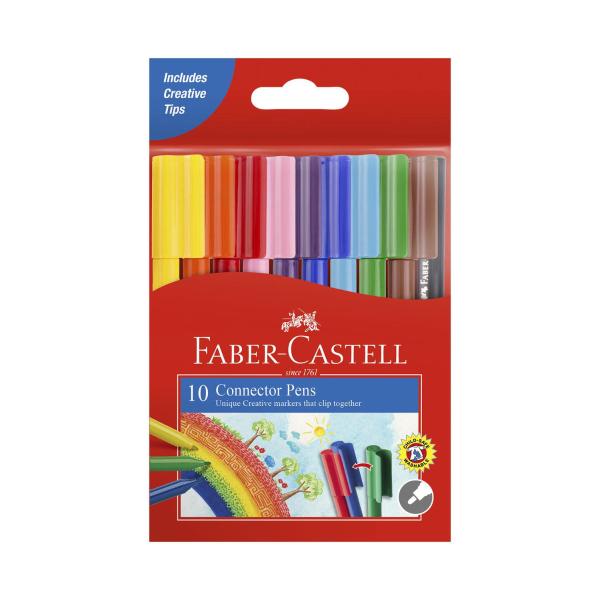 Buy Faber-Castell Connector Pens 10 pack Coles