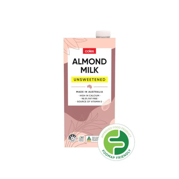 Coles Almond Milk Unsweetened 1L product image