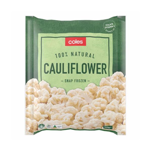 Coles Frozen Cauliflower 500g