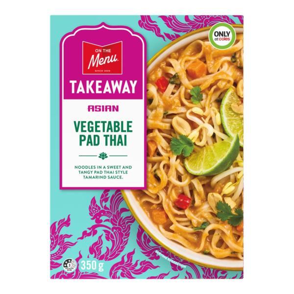 On The Menu Takeaway Main Asian Vegetable Pad Thai