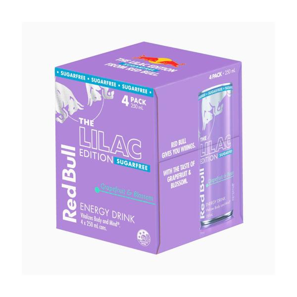 Energy Drink Sugar Free Lilac Edition 4x250ml