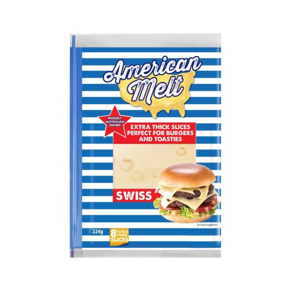 American Melt Swiss 224g