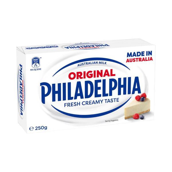 Philadelphia Regular Cream Cheese Block 250g