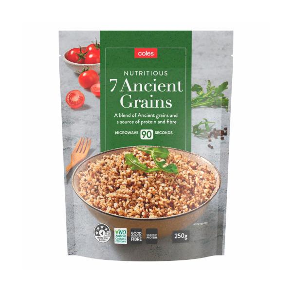 Coles Microwave 7 Grains Rice 250g product image