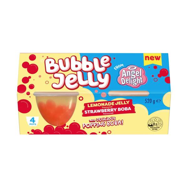 Angel Delight Bubble Jelly Lemonade & Strawberry Boba
