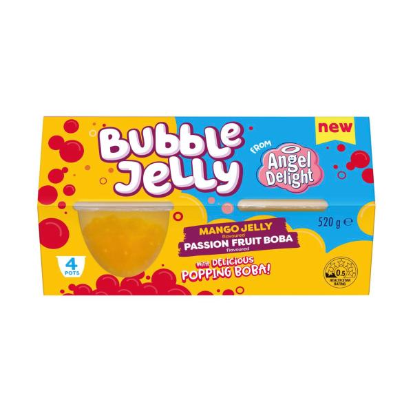 Angel Delight Bubble Jelly Mango & Passionfruit Boba