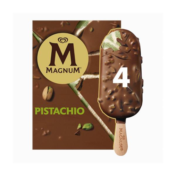 Street Magnum Pistachio Ice Cream Sticks 4 Pack