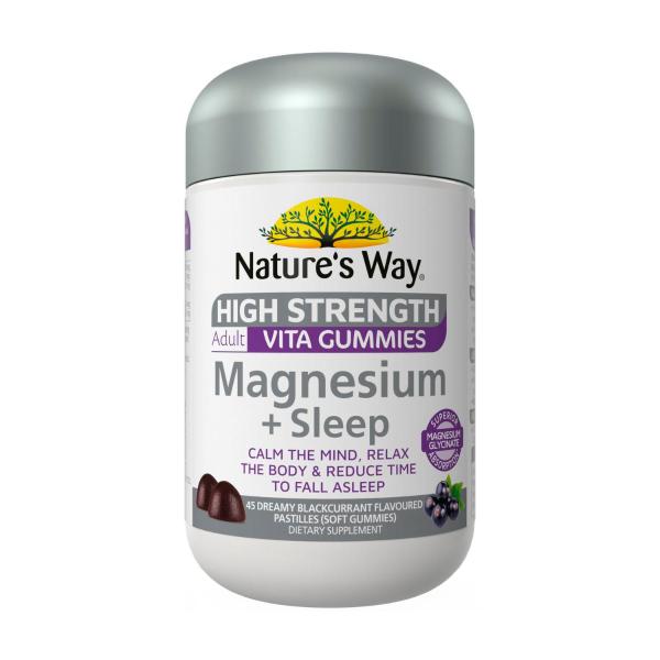 Nature's Way High Strength Adult Vita Gummies Magnesium + Sleep
