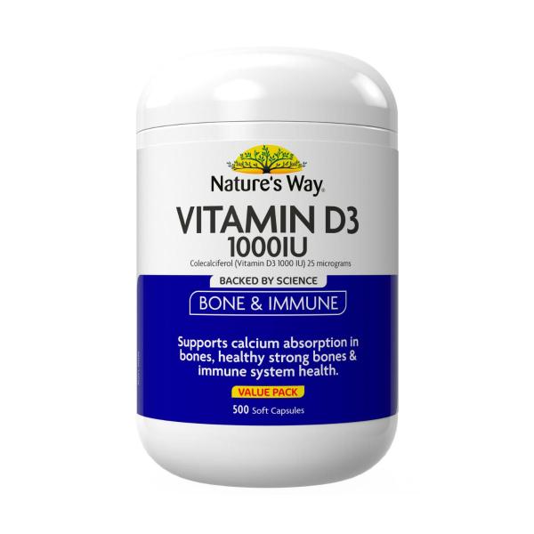 Nature's Way Vitamin D3 1000iu