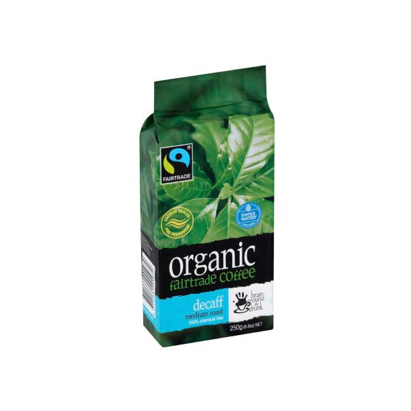 Organic Decaffeinated Medium Roast Fairtrade Coffee