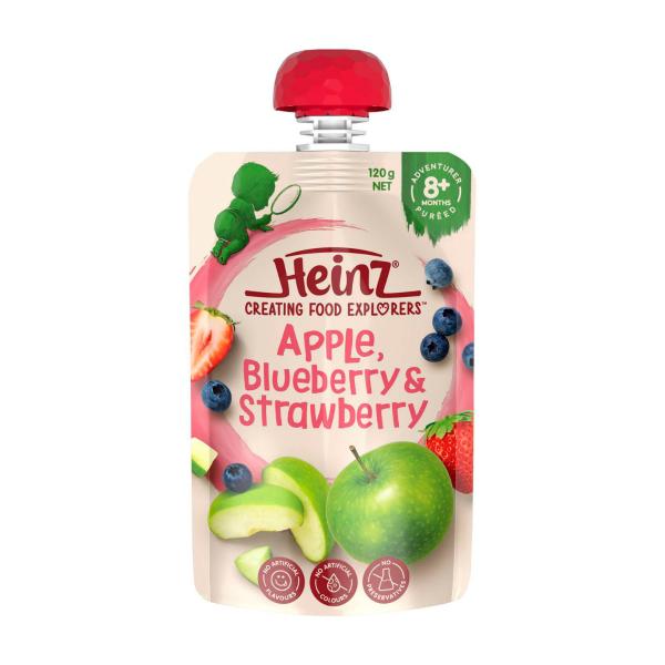 Apple Blueberry & Strawberry Baby Food 8+ Months