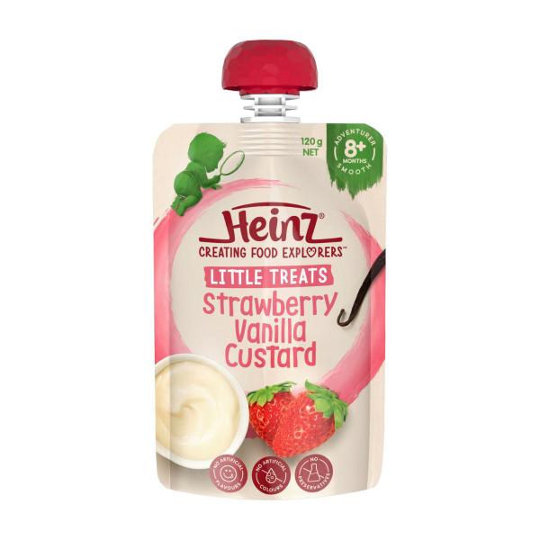 Strawberry Vanilla Custard Pouch 8+ Months