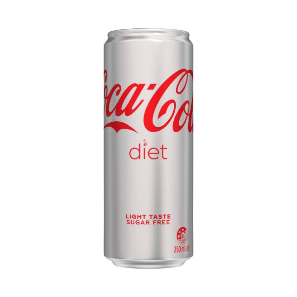 Coca-Cola Diet Soft Drink Mini Can 250mL