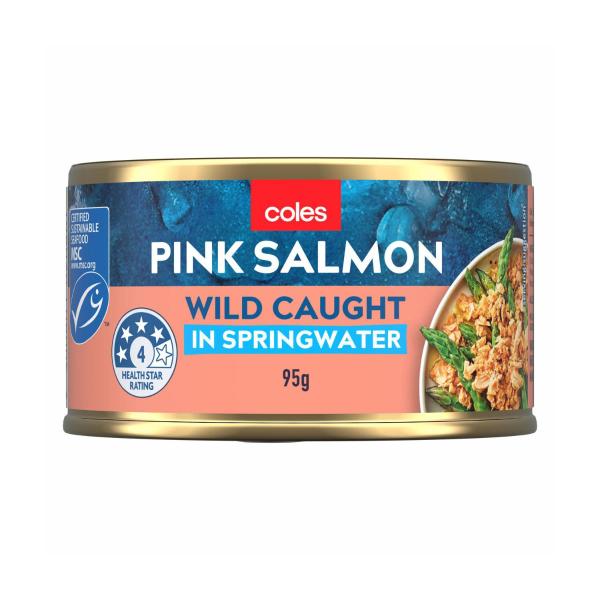 Coles Salmon Springwater 95g product image