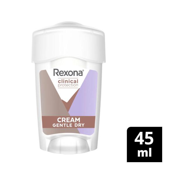 Rexona Women Deodorant 96hr Clinical Cream Gentle Dry 45mL product image