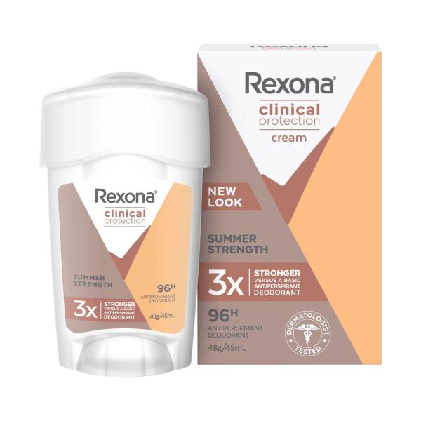 Rexona Women Clinical Protection Antiperspirant Deodorant Summer Strength 45mL product image