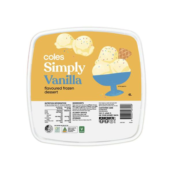 Vanilla Flavoured Frozen Dessert