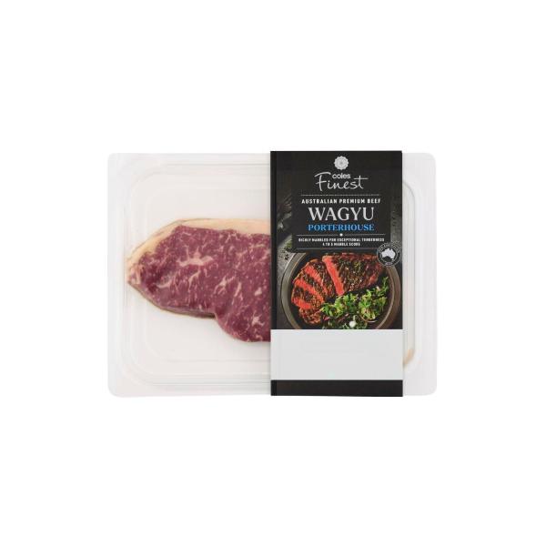 Coles Finest Beef Wagyu Porterhouse Steak