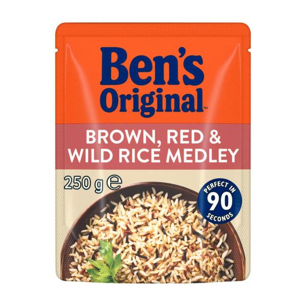 Ben's Original Brown Red And Wild Medley Rice Pouch 250g product image