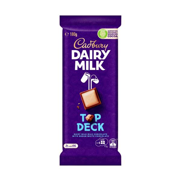 Cadbury Dairy Milk Top Deck Chocolate Block 180g product image