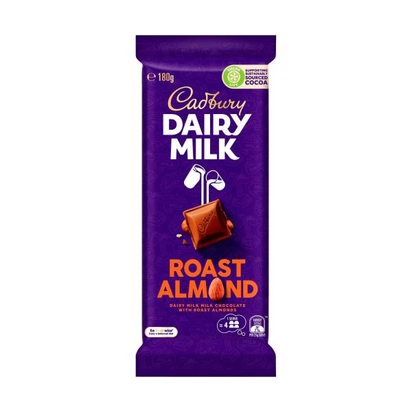 Dairy Milk Roast Almond Chocolate Block