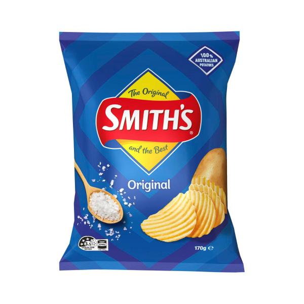 Smith's Crinkle Cut Original Potato Chips 170g