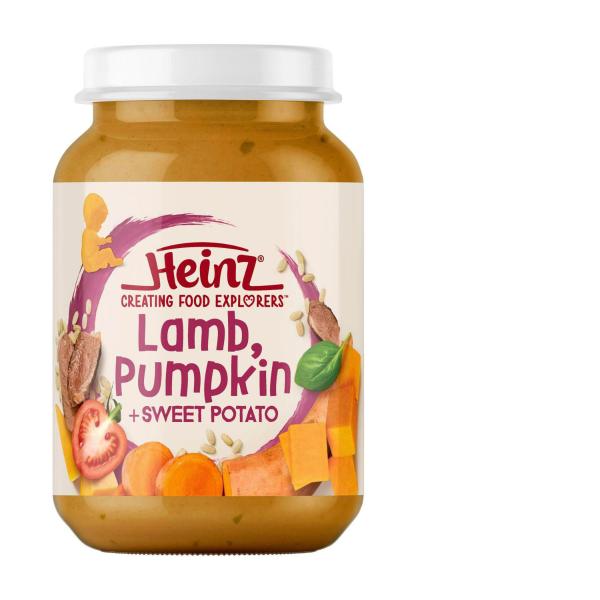 Heinz Lamb Pumpkin + Sweet Potato Baby Food Jar 6+ Months 170g product image