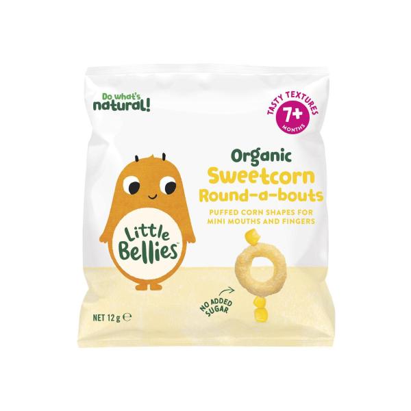 Organic Sweet Corn Round-a-bouts