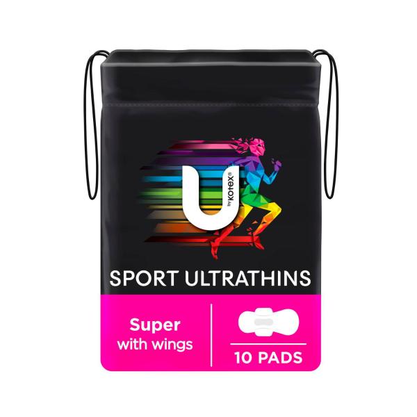 Sport Ultrathin Pads Super With Wings
