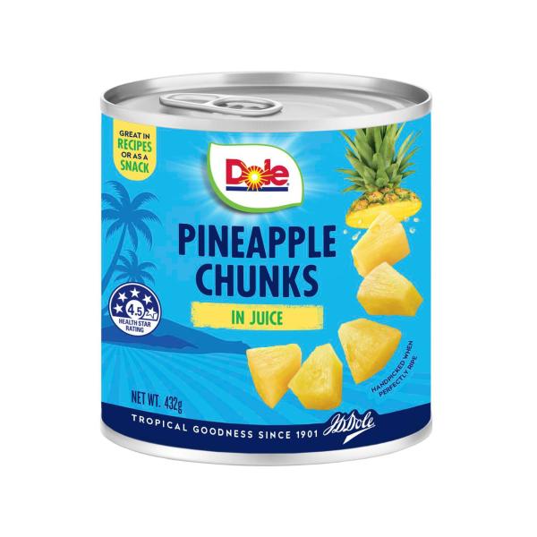 Dole Pineapple Chunks In Juice 432g product image