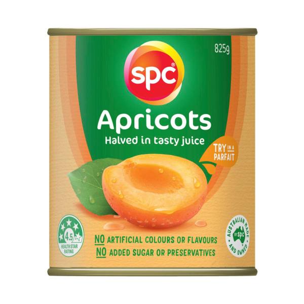 SPC Canned Fruit Apricot Halves In Juice 825g