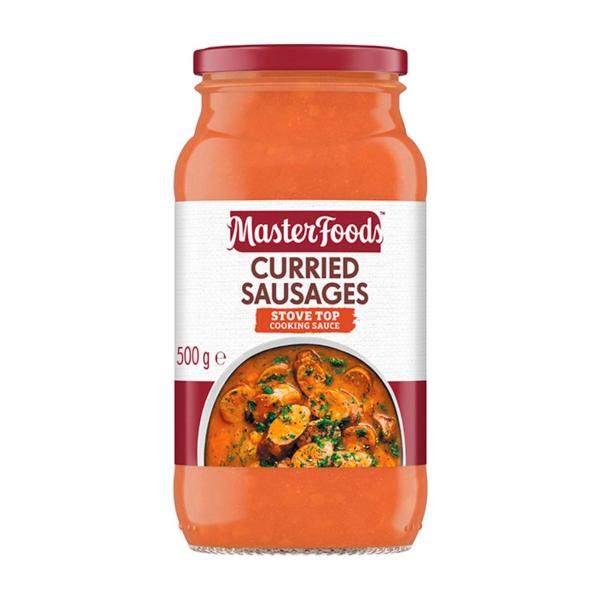 MasterFoods Curried Sausages Cooking Sauce 500g product image