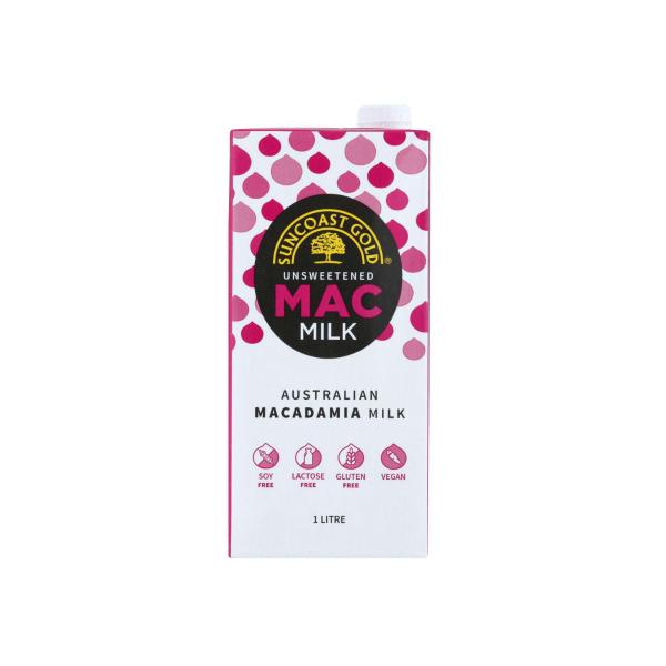 Suncoast Gold Macadamia Unsweetened Long Life Milk 1l | 1L – Coles
