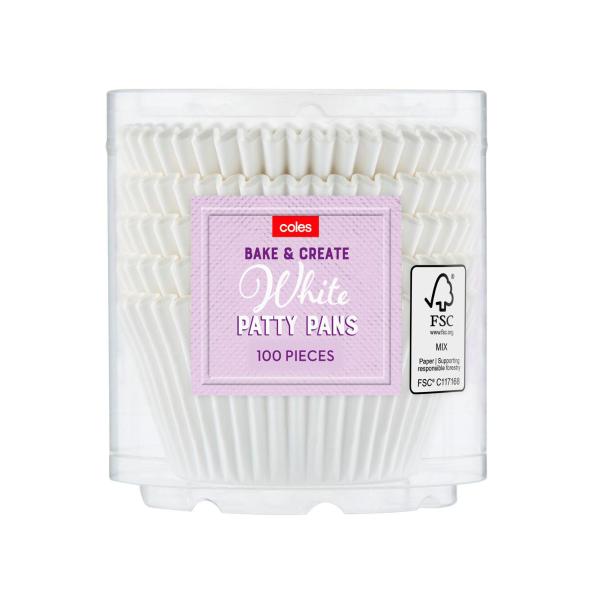 Bake & Create White Patty Pans