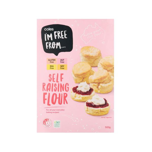 Coles I'm Free From Self Raising Flour 500g product image
