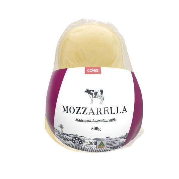 Coles Mozzarella Pear 500g product image