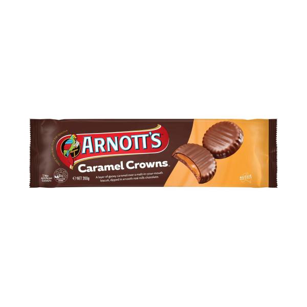 Chocolate Biscuits Caramel Crown